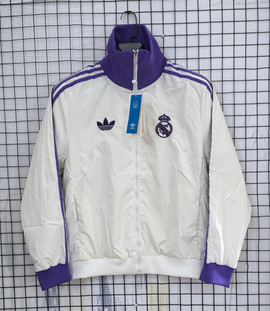 Real Madrid 2025/26 Windbreaker White