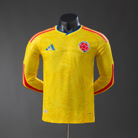 Colombia Home World Cup 2026 Player Version Long Sleeve