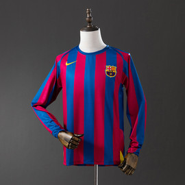 Retro Barcelona 2005/06 Home Long Sleeve
