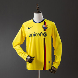 Retro Barcelona 08/09 Long Sleeve Away