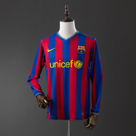 Retro Barcelona 09/10 Home Long Sleeve