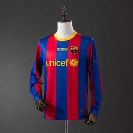 Retro Barcelona 2010/11 Home Champions League Long Sleeve