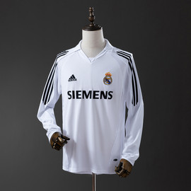 Retro Real Madrid 05/06 Home Long Sleeve