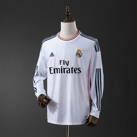 Retro Long Sleeve Real Madrid 13/14 Home