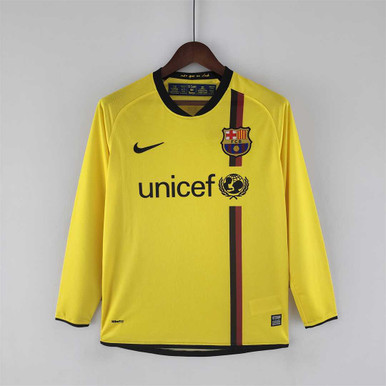 Fc Barcelona Home 08/09 Long Sleeve Jersey