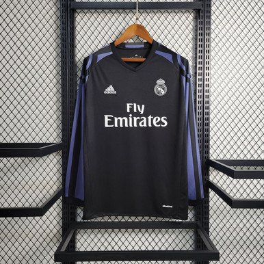 Real Madrid Away Long Sleeve Football Shirt 16/17