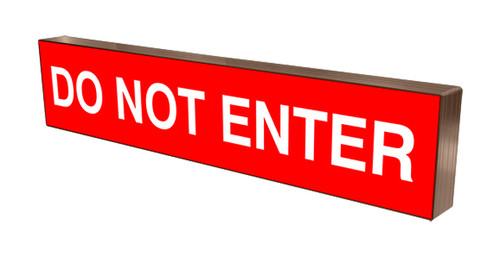 Indoor/Outdoor Full Face Illuminated "Do Not Enter" Sign