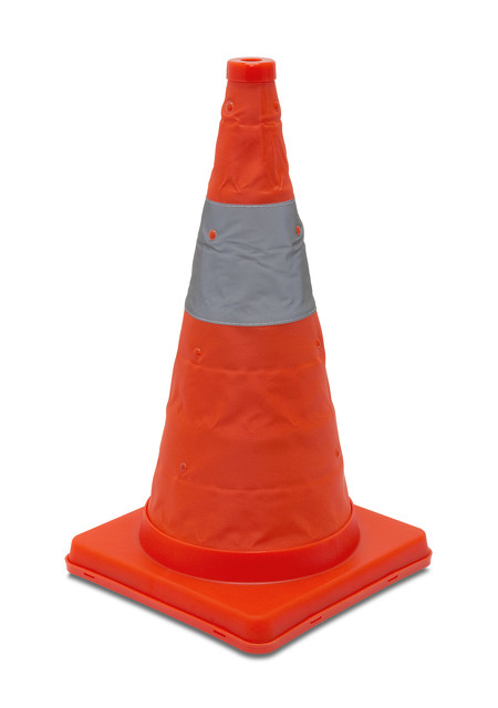 Collapsible Flashing LED Cones