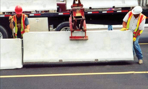 Precast Concrete Temporary Barrier