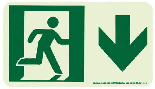 Glo Brite® Egress Directional Signs