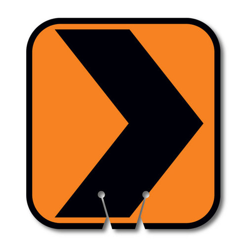 Cone and Delineator Curve Right Sign