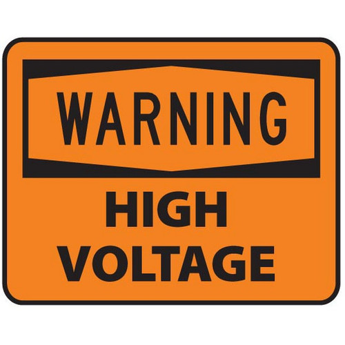 OSHA Signs – WARNING HIGH VOLTAGE
