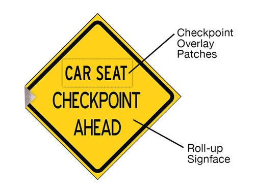 Checkpoint Overlay Car Seat Patch