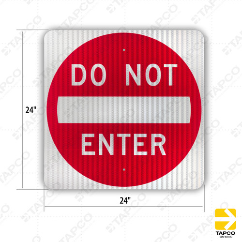 R5-1 DO NOT ENTER Sign