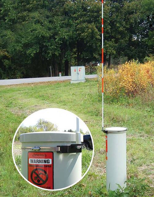 Fiberglass Pedestal Utility Marker