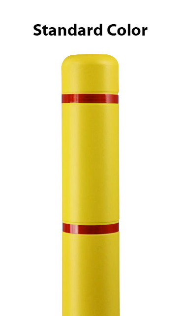 Reflective Taped Polyethylene Bollard Covers