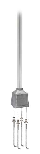 Solar Pole Package for Freeway Lane Closure Gate