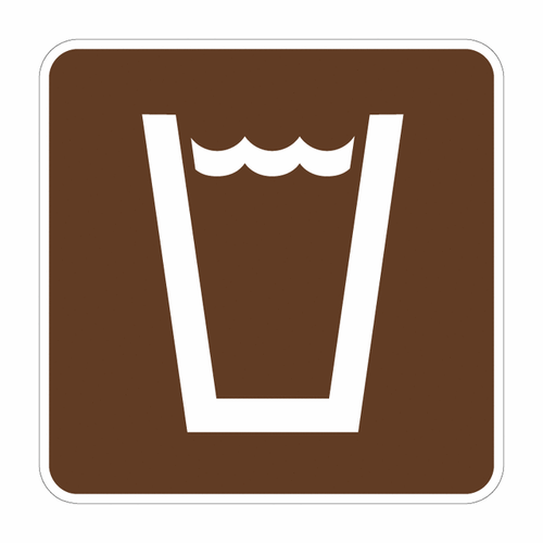 Drinking Water (Symbol) Sign RS-013