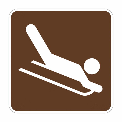 Sledding (Symbol) Sign RS-049