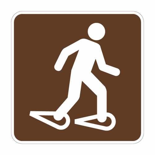 Snowshoeing (Symbol) Sign RS-078