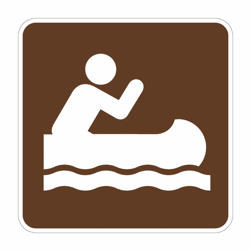 Canoeing (Symbol) Sign RS-079