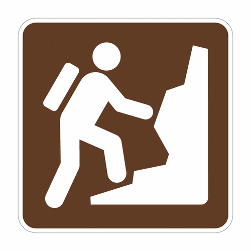 Climbing (Symbol) Sign RS-082