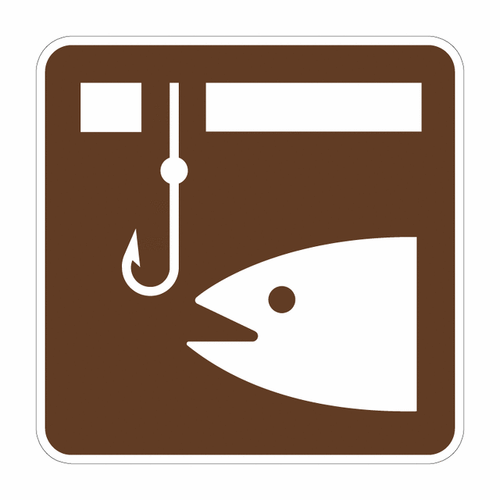 Ice Fishing (Symbol) Sign RS-092