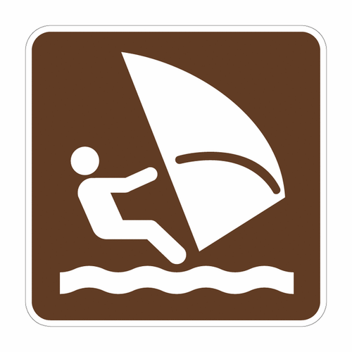 Wind Surfing (Symbol) Sign RS-108
