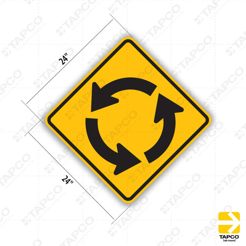 Roundabout (Symbol) Sign W2-6