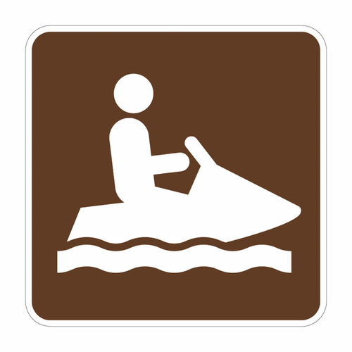 Jet Ski/Personal Watercraft (Symbol) Sign RS-121