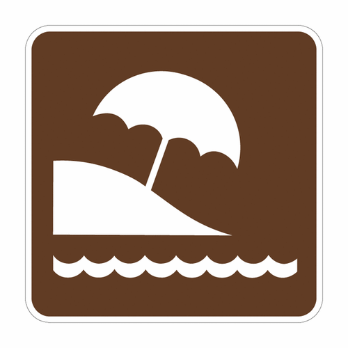 Beach (Symbol) Sign RS-145