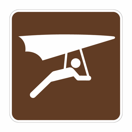 Hang Gliding (Symbol) Sign RS-126