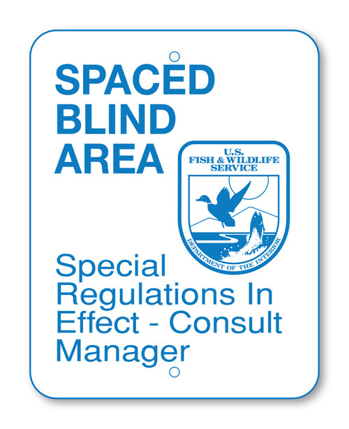 Spaced Blind Area Sign (FWS-A-12)