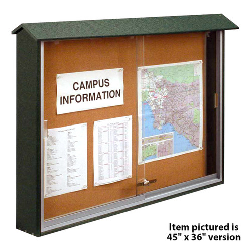 Sliding Door Cork Message Center