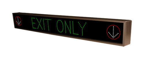 TCL Direct-view LED Sign Circle with Down Arrow "EXIT"