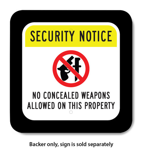 SignBacker™ Square Panel