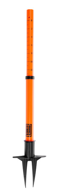 Orange Work Zone Banner Stakes (PLUS)