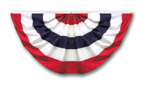 Nylon Pleated Fan - Fully Sewn, No Stars