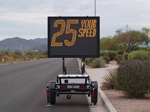 Fast-3450 VMS Radar Speed Display Trailer