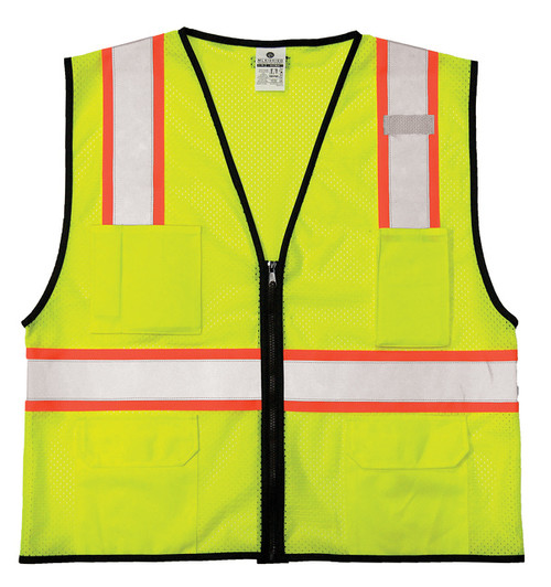 4-Pocket Contrast Mesh Vest