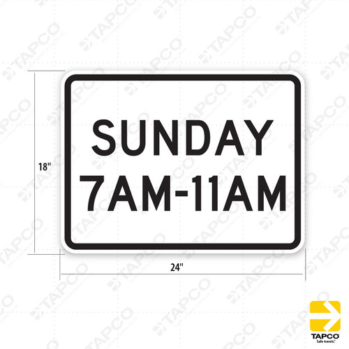 R10-20aP SUN (and TIMES) Sign