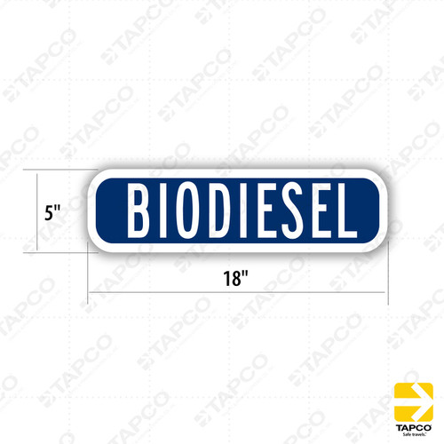 G66-22D (CA) BIODIESEL Sign
