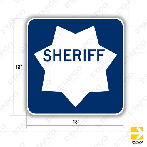 G66-61 (CA) SHERIFF Sign