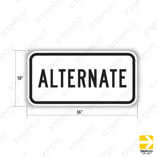 M4-1 ALTERNATE Sign