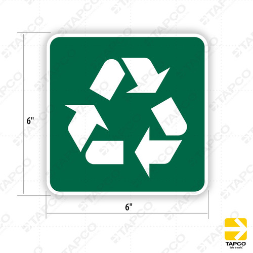 RS-200 RECYCLING (symbol) Sign