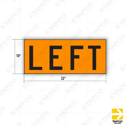 C20A (CA) LEFT Sign