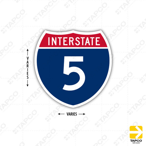 G27-1 (CA) INTERSTATE SHIELD (specify) Sign