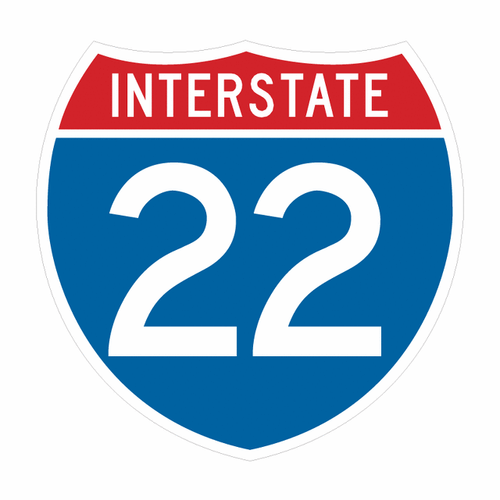 M1-1 INTERSTATE ROUTE (specify 1-3 digits) Sign