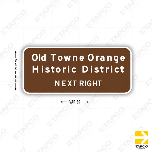 G86-11 (CA) Exit Direction 3 Lines Sign