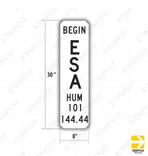G11-10 (CA) Inventory Marker Sign
